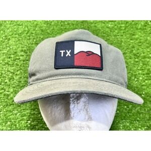 Texas Hill Country Provisions Hat SnapBack Hills Canvas Texas Flag Patch Cap